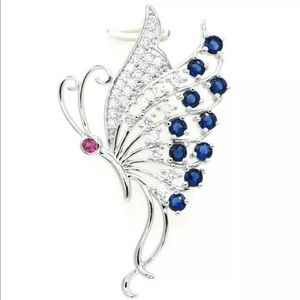 Silver Butterfly Pendant